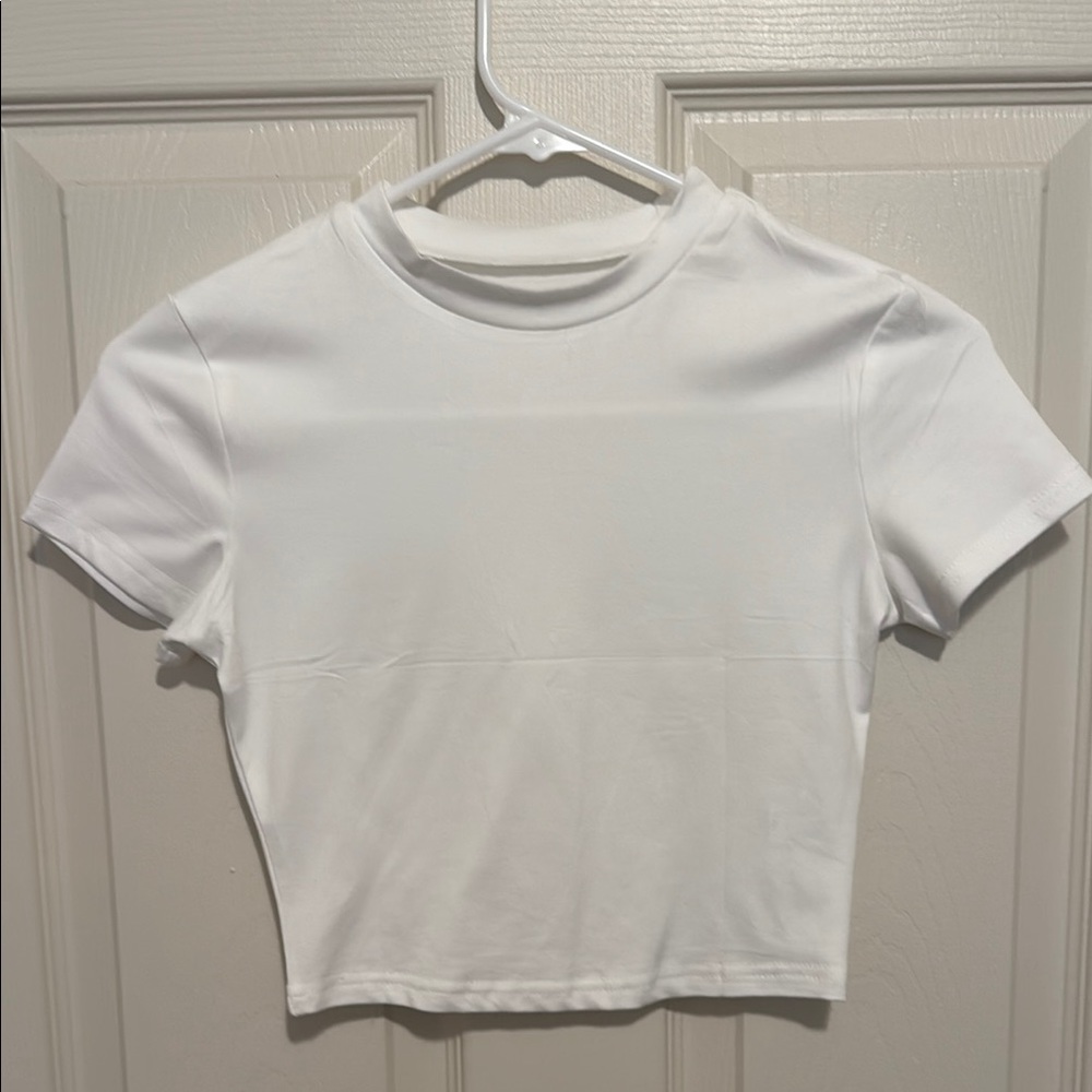 Classic White Women's Crop Top XS